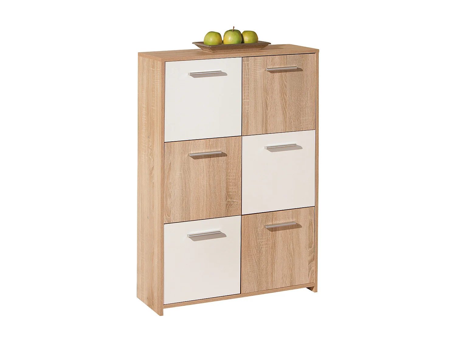 Egir Commode 6 portes, finition chêne Sonoma.