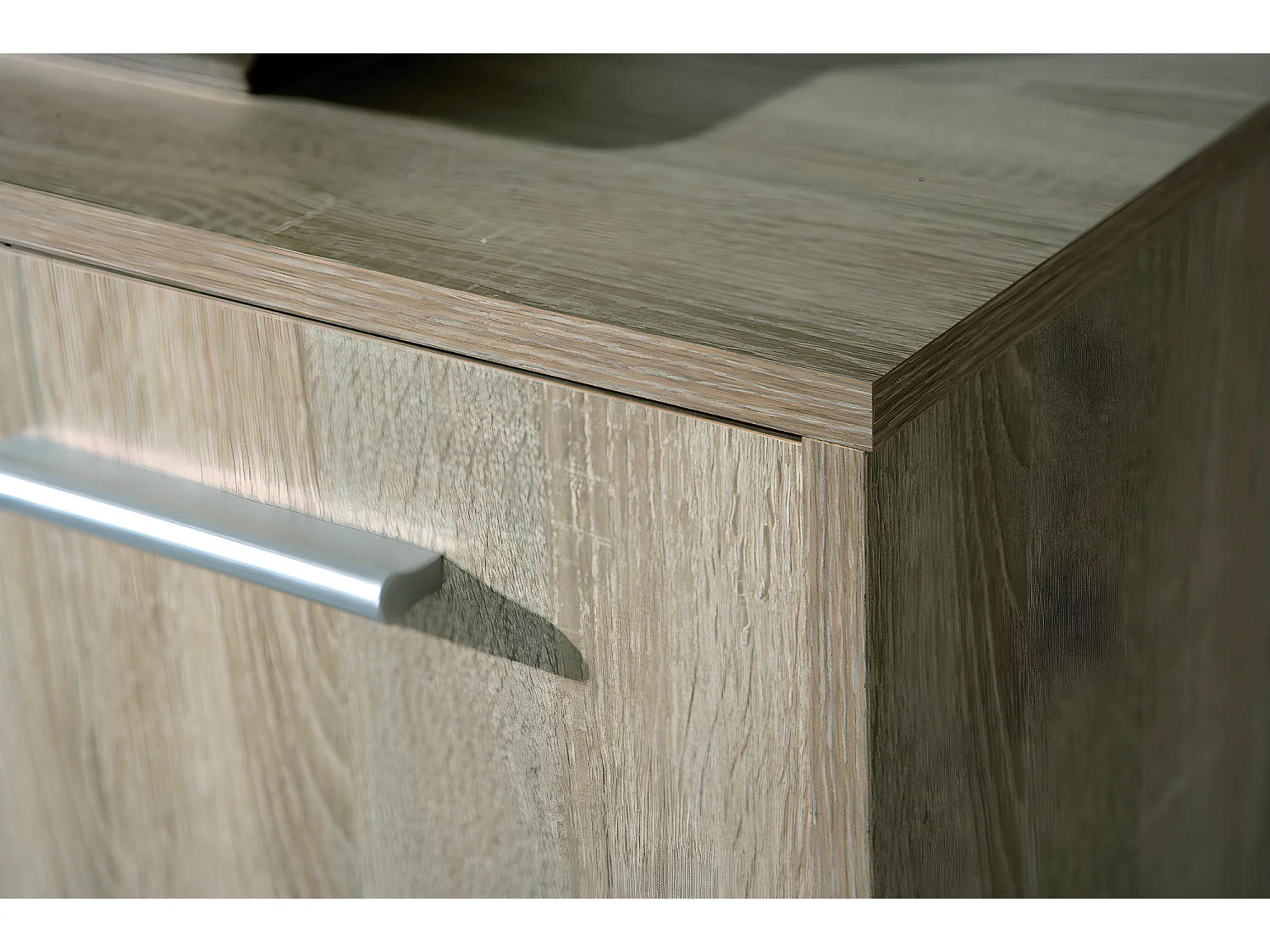 Egir Commode 6 portes, finition chêne Sonoma.