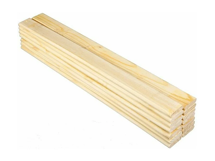 Sommier Lit Adulte "13 Lattes" 140x200cm Naturel