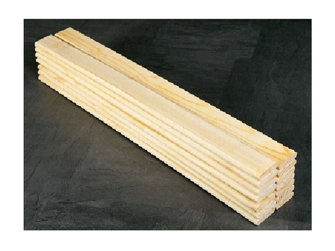 Sommier Lit Adulte "13 Lattes" 140x200cm Naturel