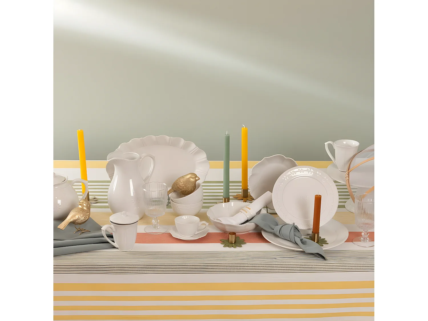 Tasse à thé et sous tasse Romy 20 cl (lot de 6)