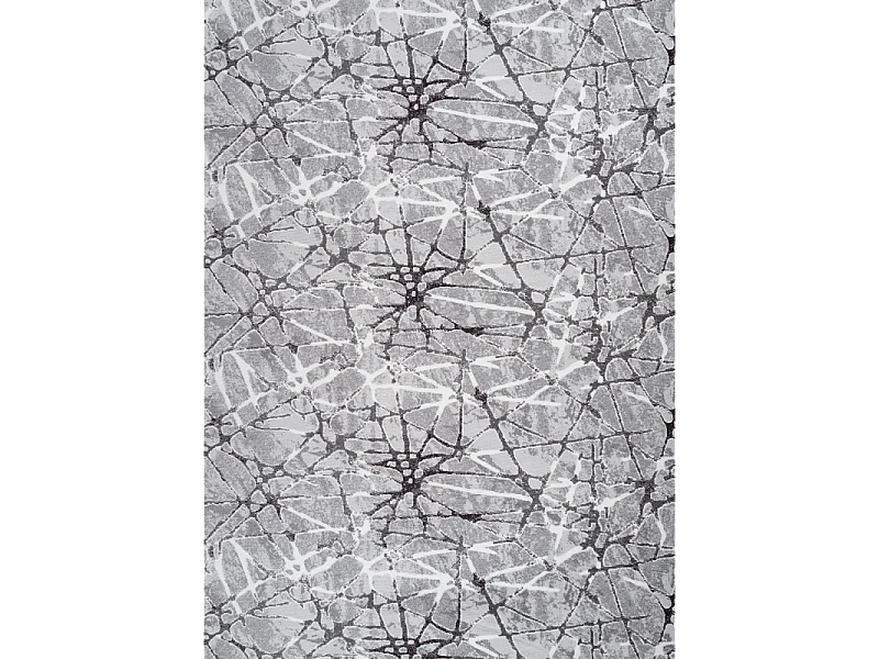 Tapis lavable à motifs gris - SOFT 76 Gris 200*290