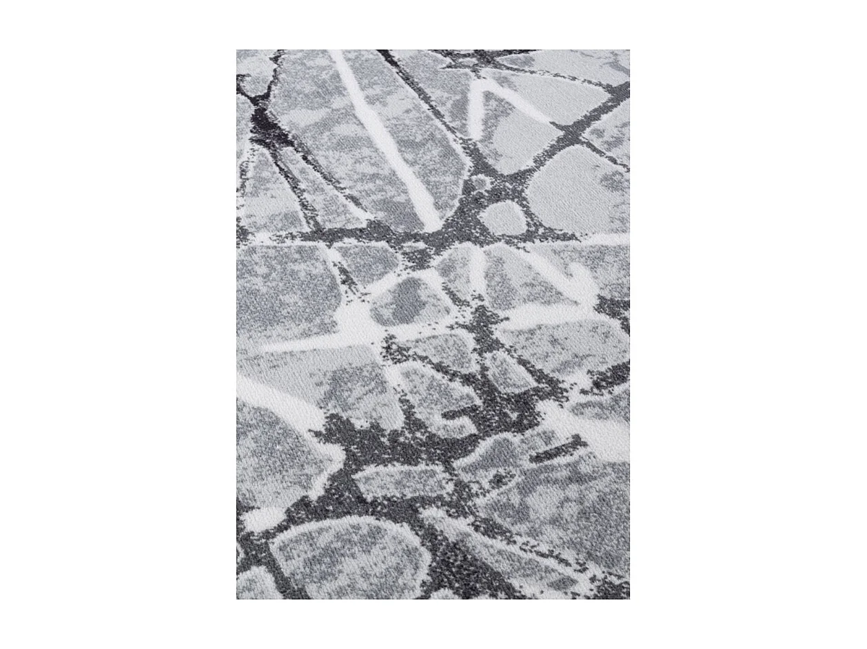 Tapis lavable à motifs gris - SOFT 76 Gris 200*290