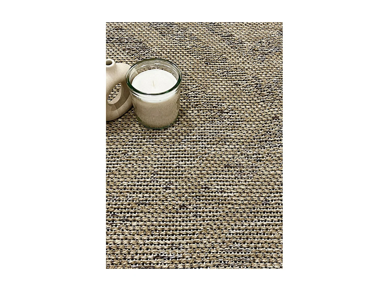 Tapis extérieur effet intérieur jute beige BAMAKO 790 Beige 200*290