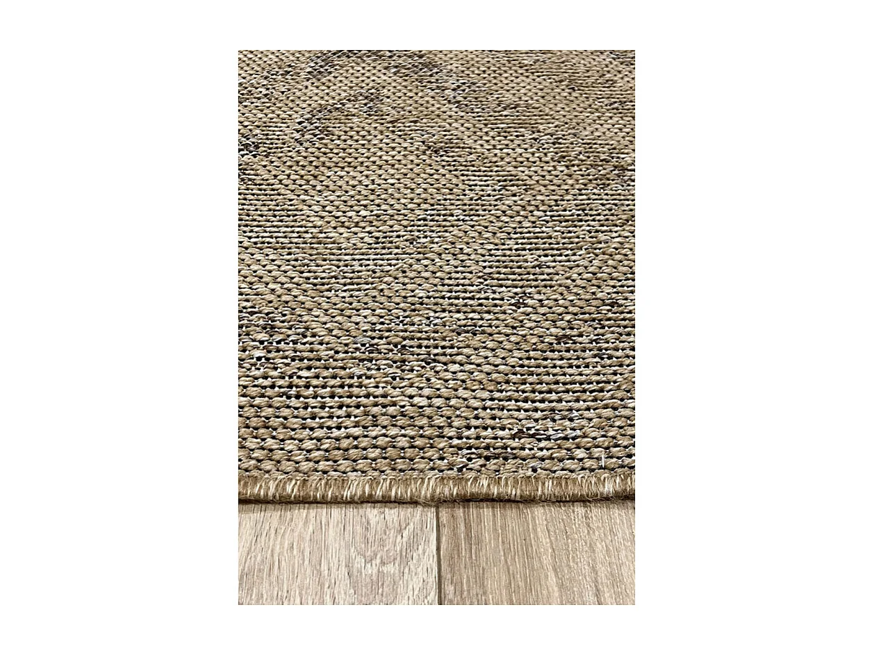 Tapis extérieur effet intérieur jute beige BAMAKO 790 Beige 160*230