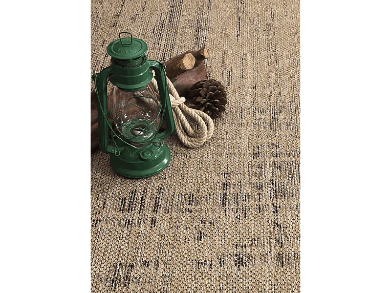 Tapis extérieur effet intérieur jute beige BAMAKO 784 Beige 160*230