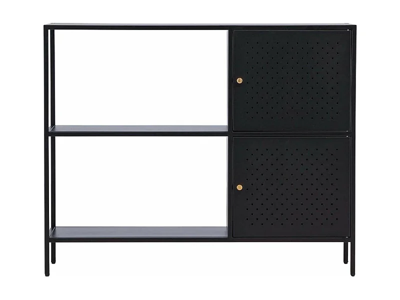 Console Design en Métal "Salta" 100cm Noir