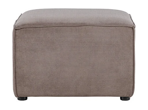 Gillholmen poef fluweel bruin.