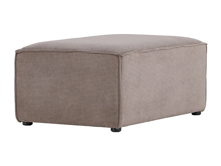 Gillholmen poef fluweel bruin.