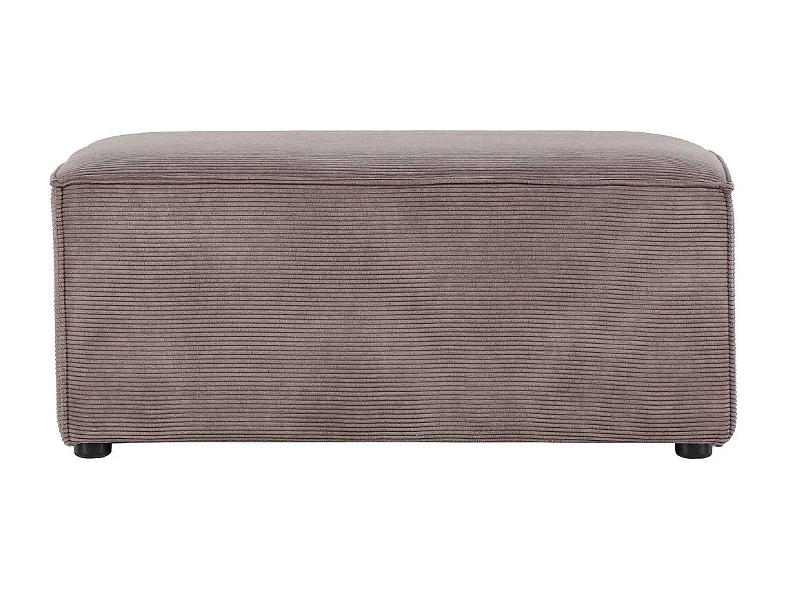 Gillholmen poef fluweel bruin.