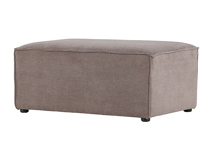 Gillholmen pouf velours côtelé marron.