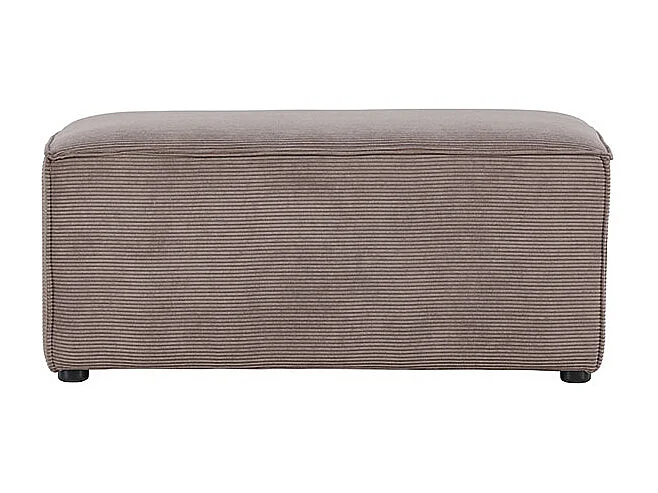 Gillholmen pouf velours côtelé marron.