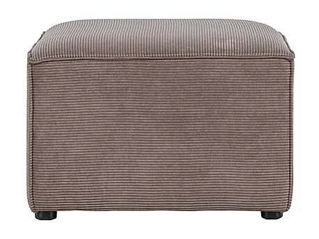 Gillholmen pouf velours côtelé marron.