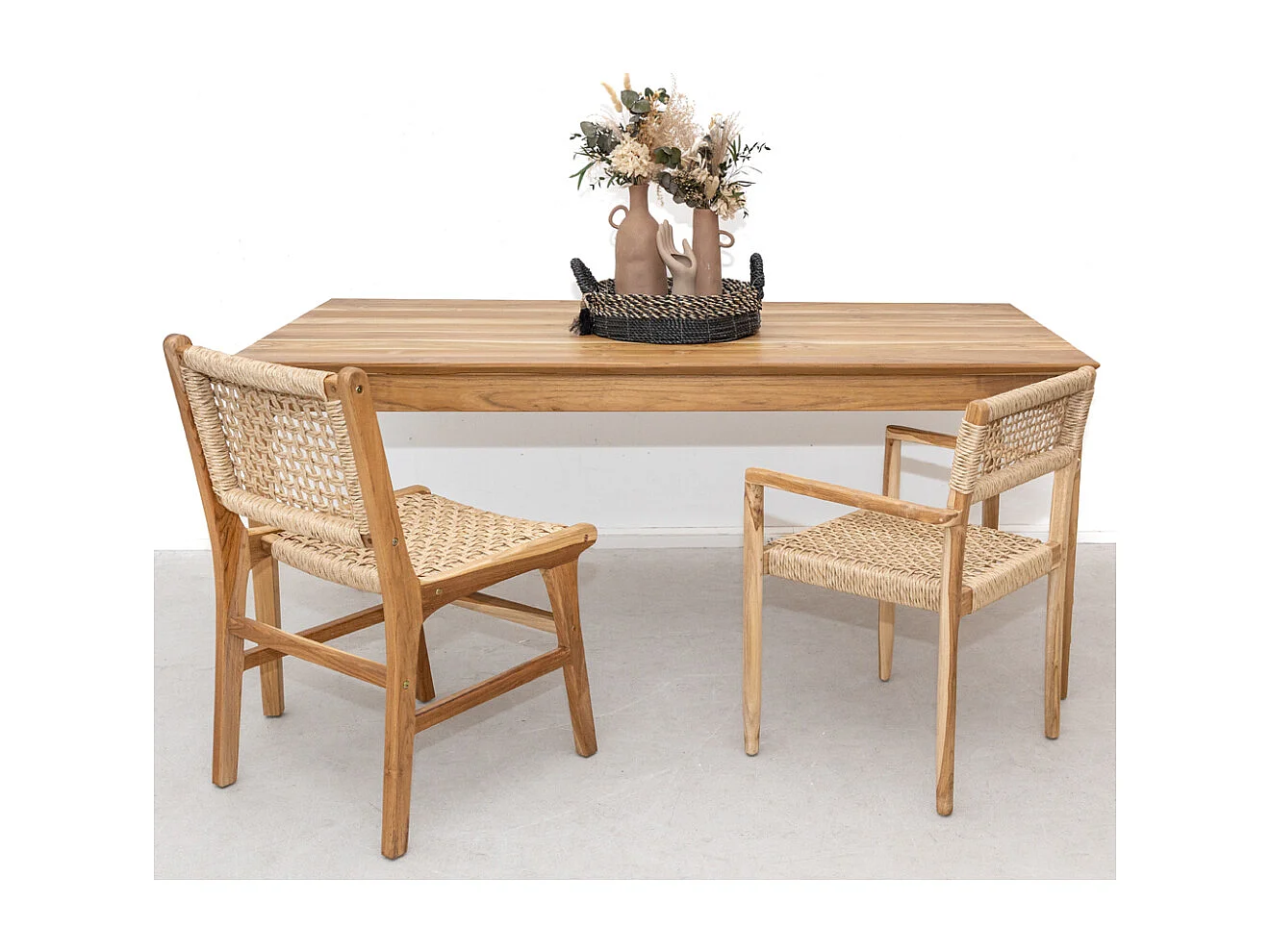 Table en teck naturel 2