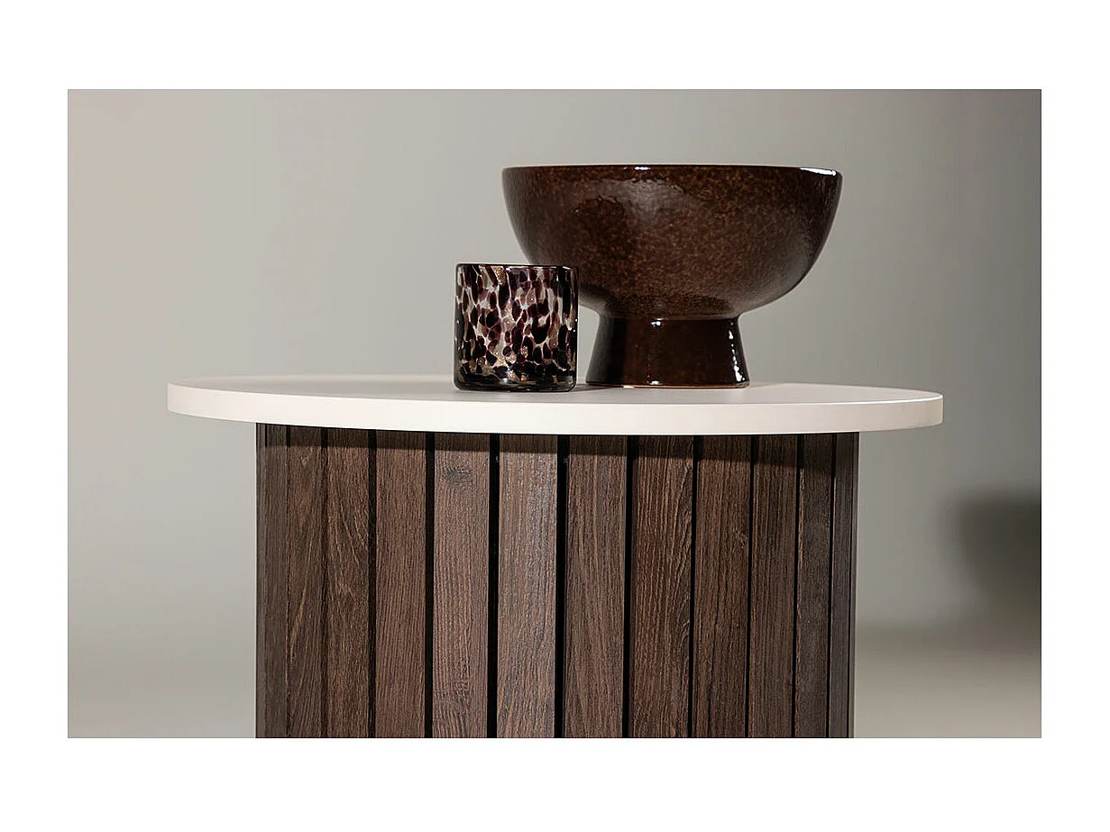 Table d'Appoint Design "Visingsö" 52cm Beige