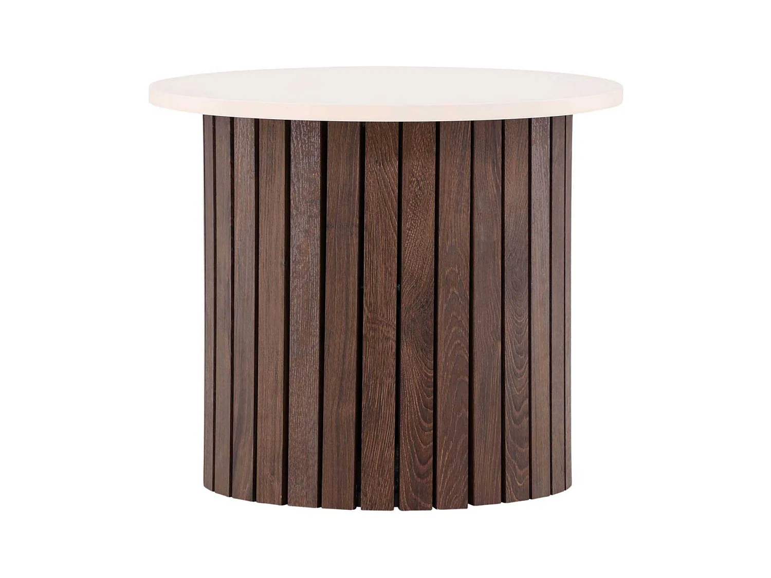 Visingsö hoektafel Ø52 cm beige.