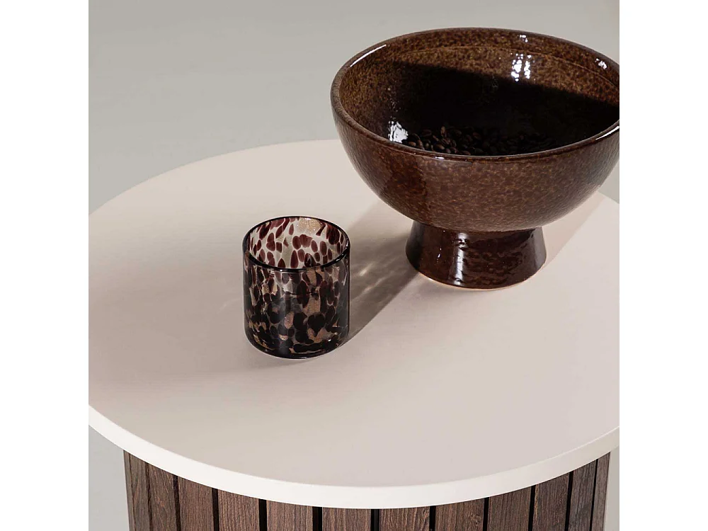 Table d'Appoint Design "Visingsö" 52cm Beige