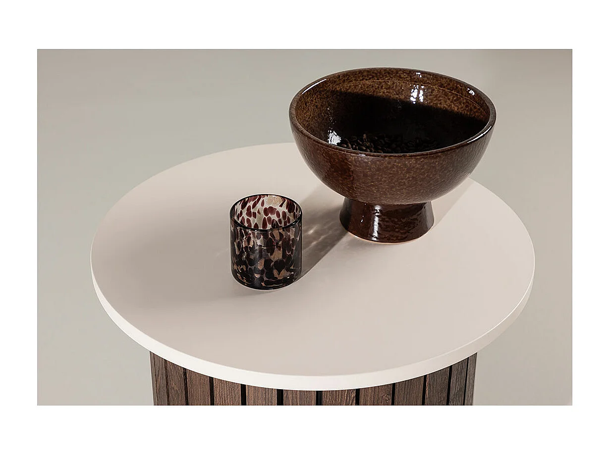 Table d'Appoint Design "Visingsö" 52cm Beige