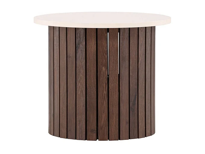 Tavolo ad angolo Visingsö Ø52 cm beige.