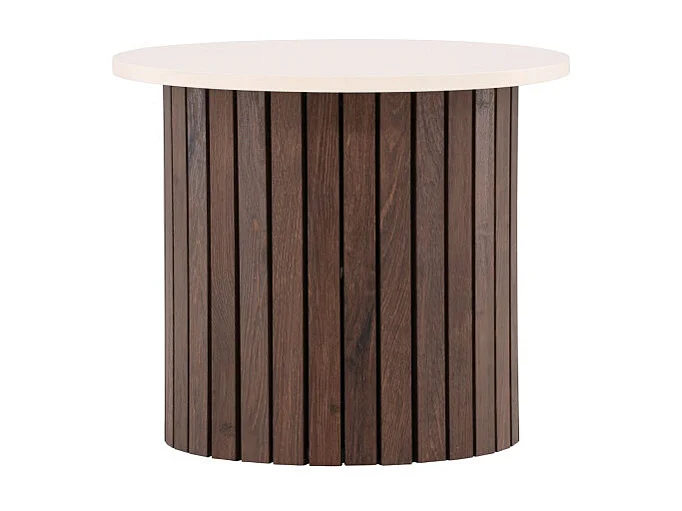 Tavolo ad angolo Visingsö Ø52 cm beige.