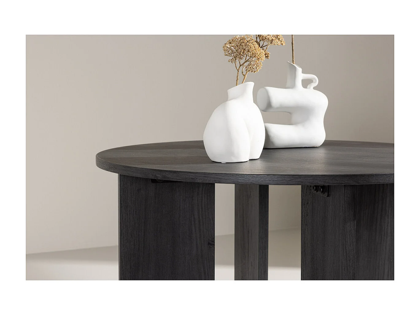 Askerön salontafel Ø80 cm zwart.