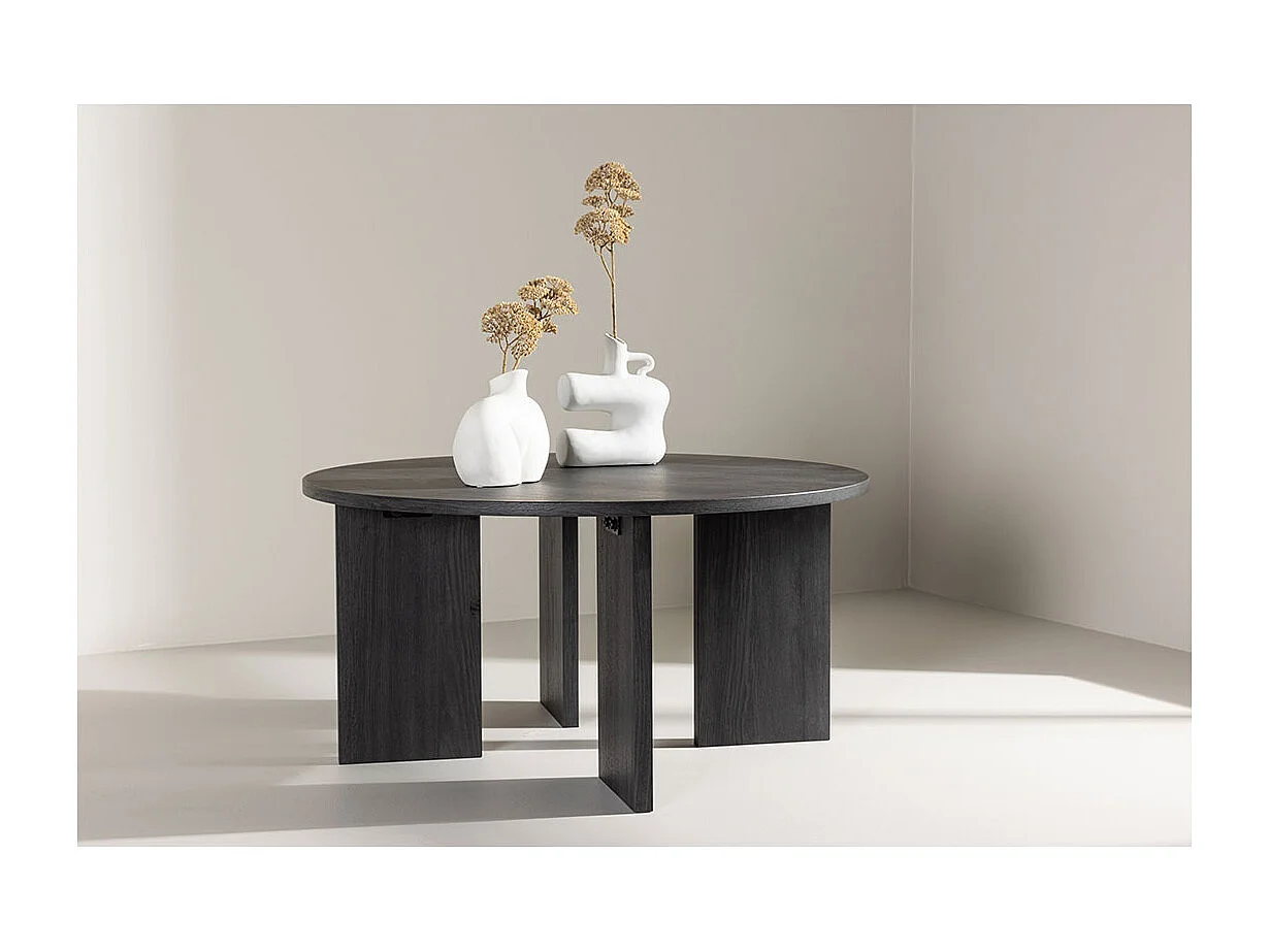 Tavolino Askerön Ø80cm nero.