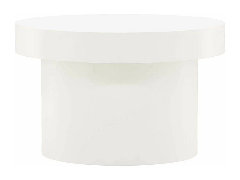 Malung Couchtisch Ø80 cm weiß.