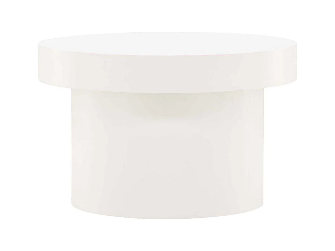 Malung Couchtisch Ø80 cm weiß.