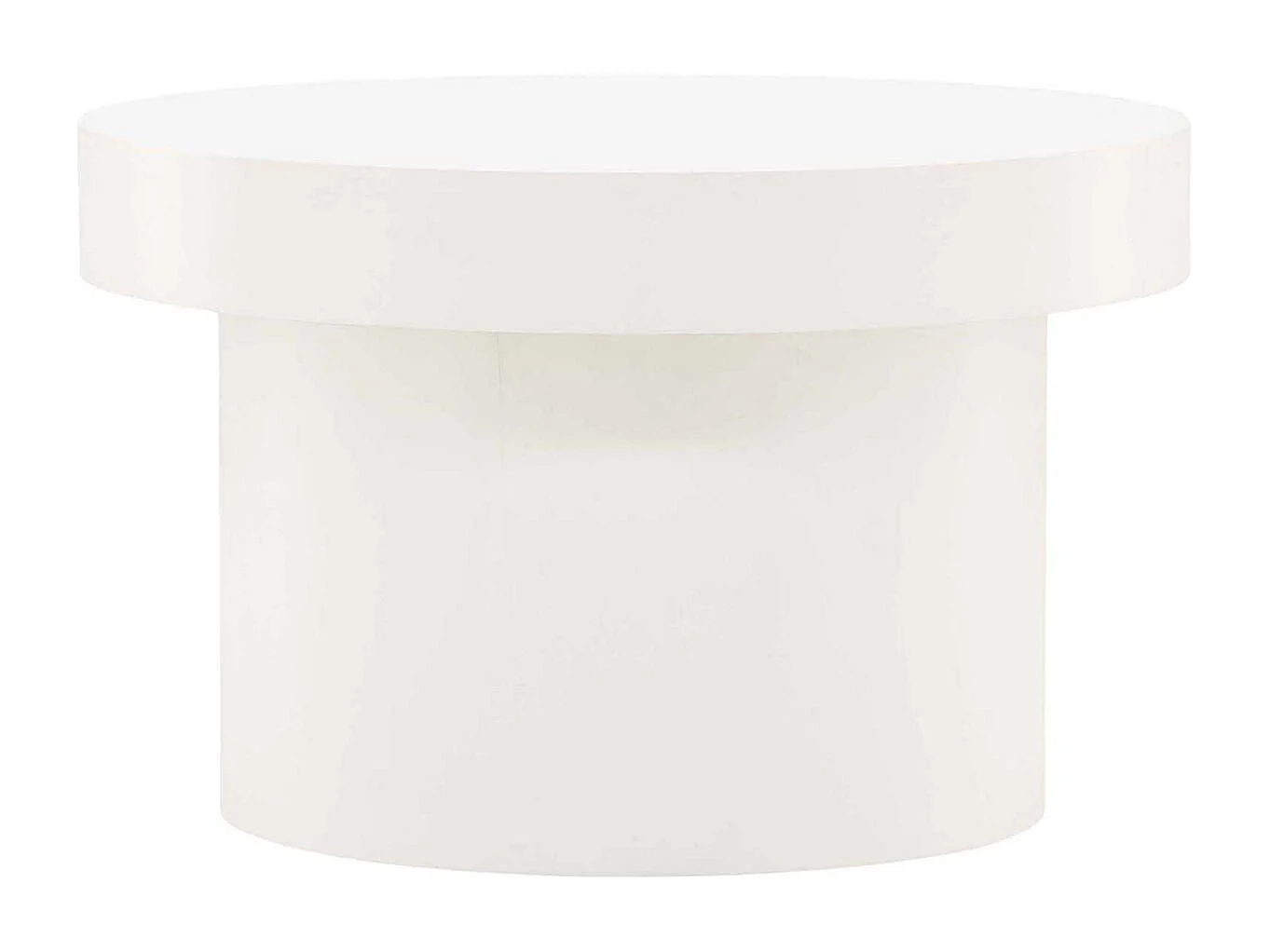 Malung salontafel Ø80 cm wit.