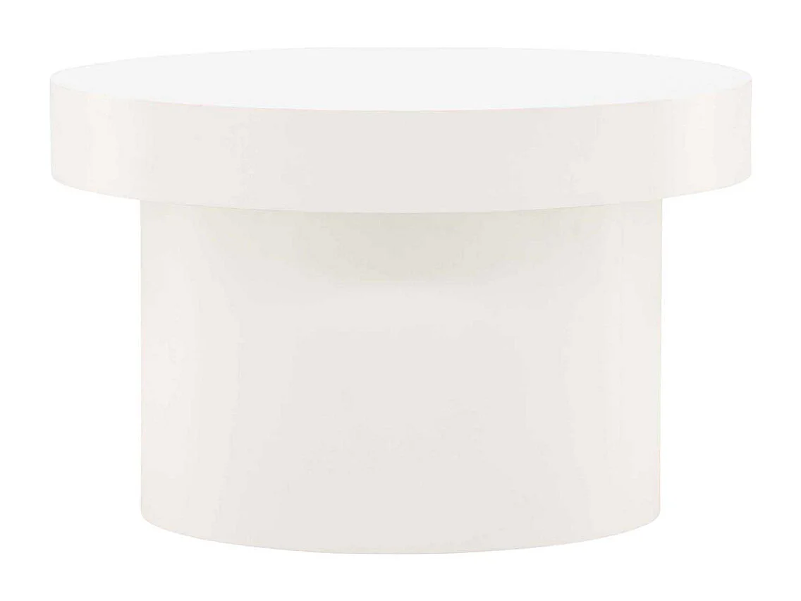 Malung salontafel Ø80 cm wit.