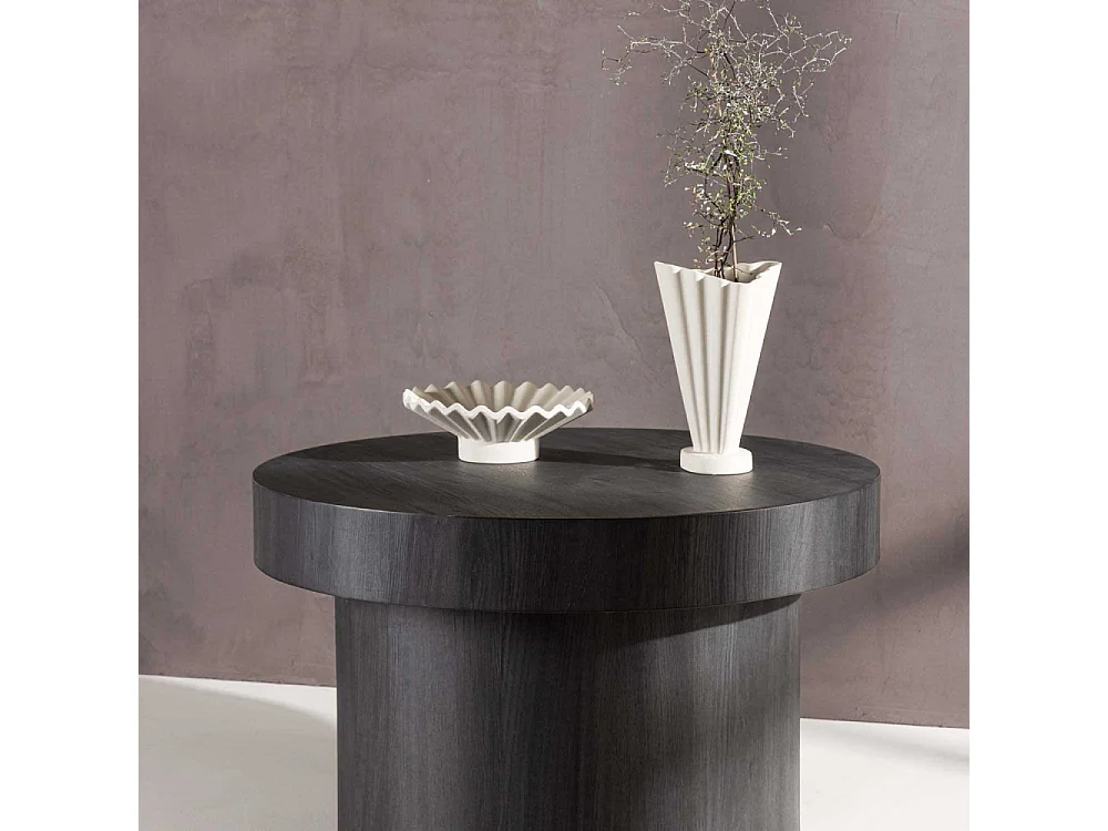 Table Basse Design "Malung" 80cm Noir