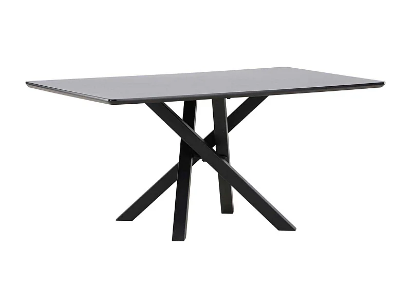 Table Basse Design "Piazza" 100cm Noir
