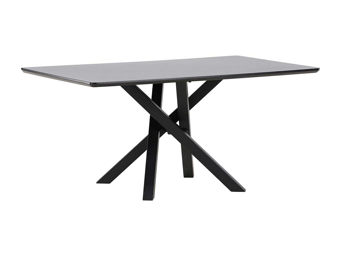 Table Basse Design "Piazza" 100cm Noir