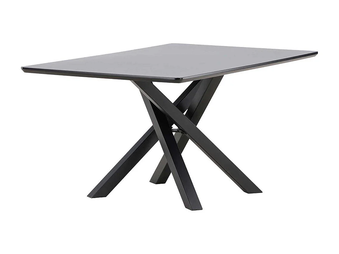 Table Basse Design "Piazza" 100cm Noir