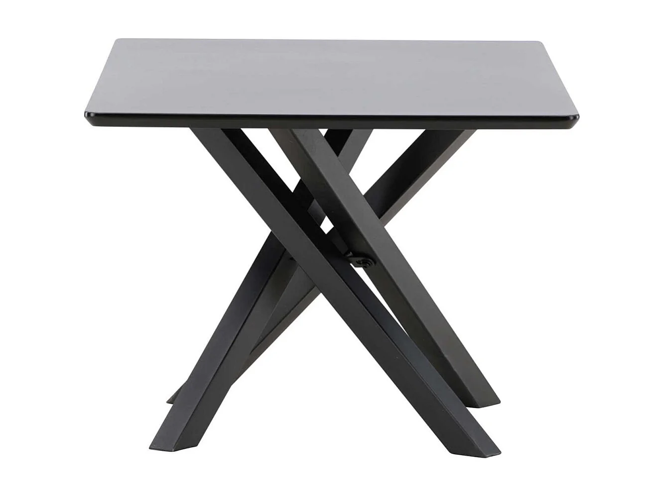 Table Basse Design "Piazza" 100cm Noir