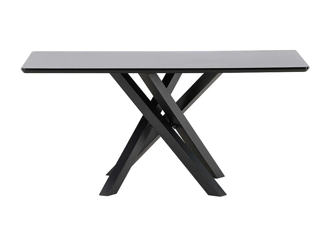 Table Basse Design "Piazza" 100cm Noir