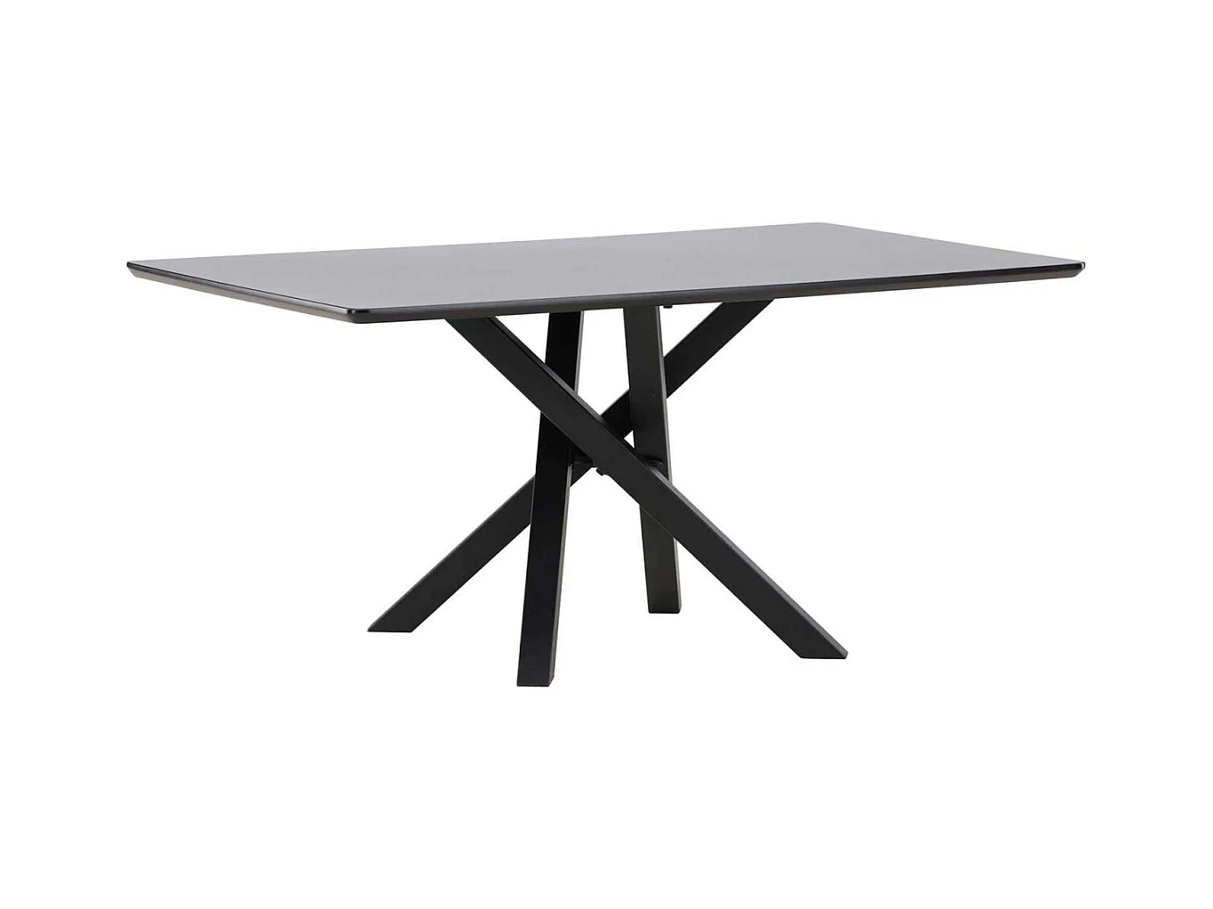Table Basse Design "Piazza" 100cm Noir