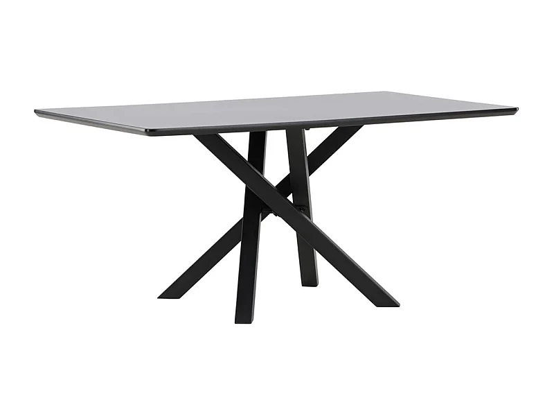 Table Basse Design "Piazza" 100cm Noir
