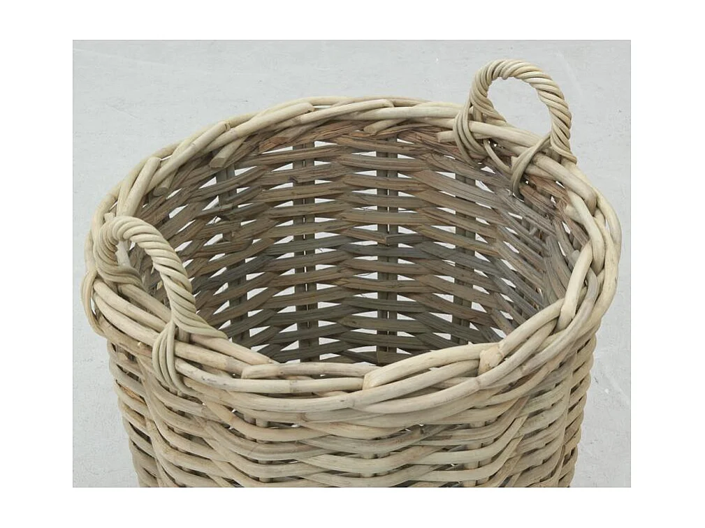 Cache-pots hauts en poelet (Lot de 3) Sable