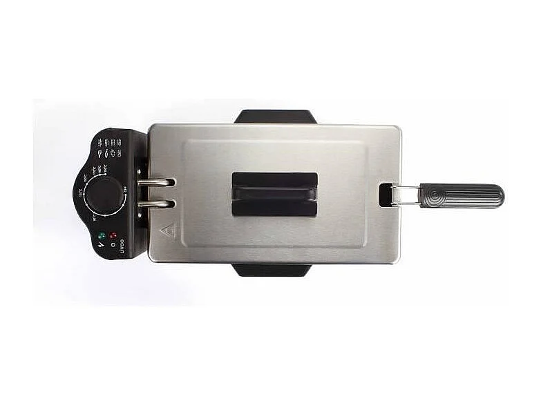 Friteuse 3 L - LIVOO - DOC216 - 2000W - 3L - Cuve amovible en acier inoxydable - Panier a friture amovible - Thermostat réglabl