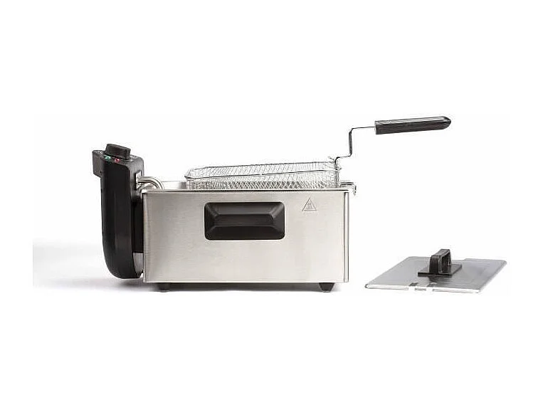 Friteuse 3 L - LIVOO - DOC216 - 2000W - 3L - Cuve amovible en acier inoxydable - Panier a friture amovible - Thermostat réglabl