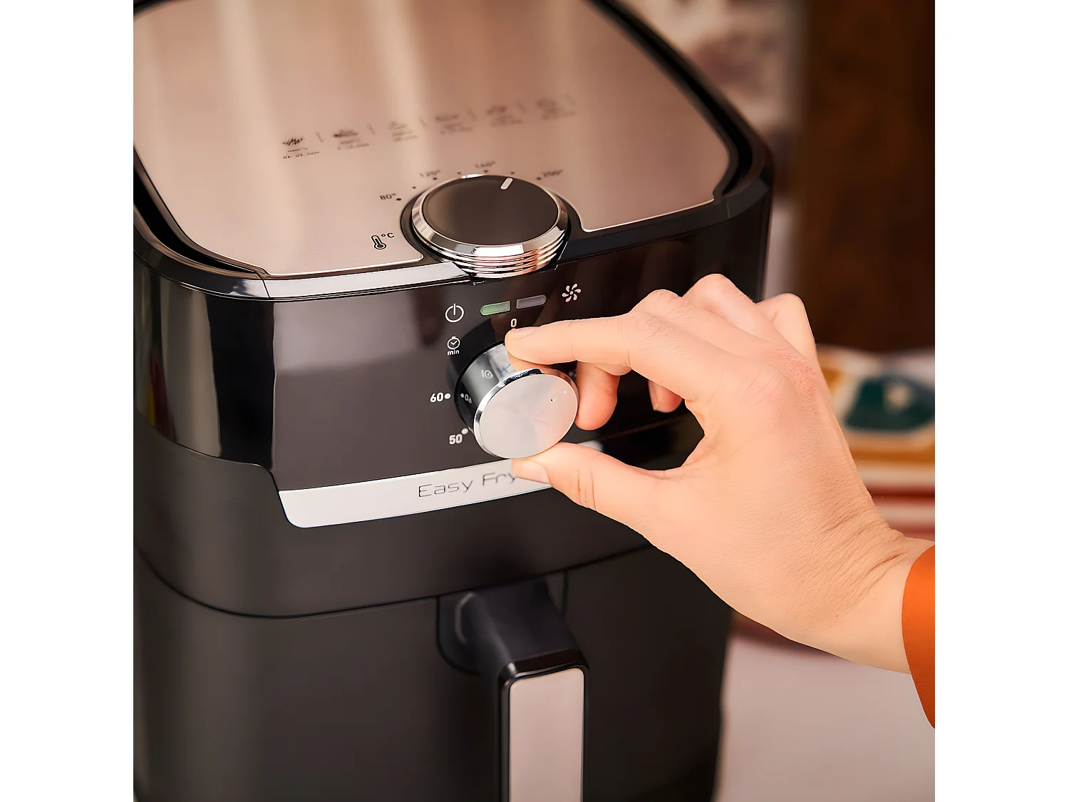 Freidora de aire Moulinex Easy Fry & Grill 1550W 4,2L 16 funciones negro