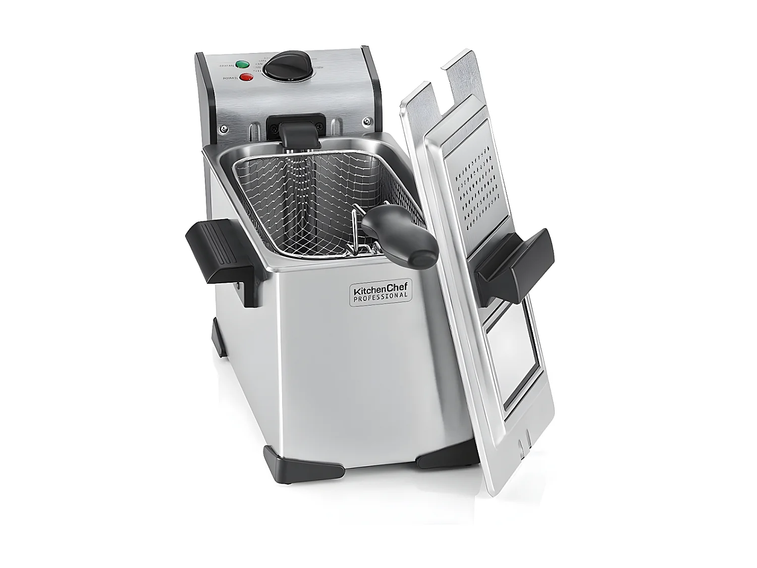 Kitchen Chef Friteuse simple 3.5l 2000w inox - kcpfr35x