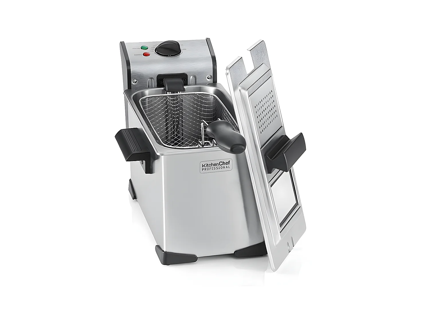 Kitchen Chef Friteuse simple 3.5l 2000w inox - kcpfr35x