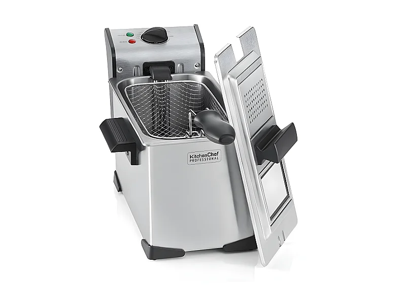 Kitchen Chef Friteuse simple 3.5l 2000w inox - kcpfr35x