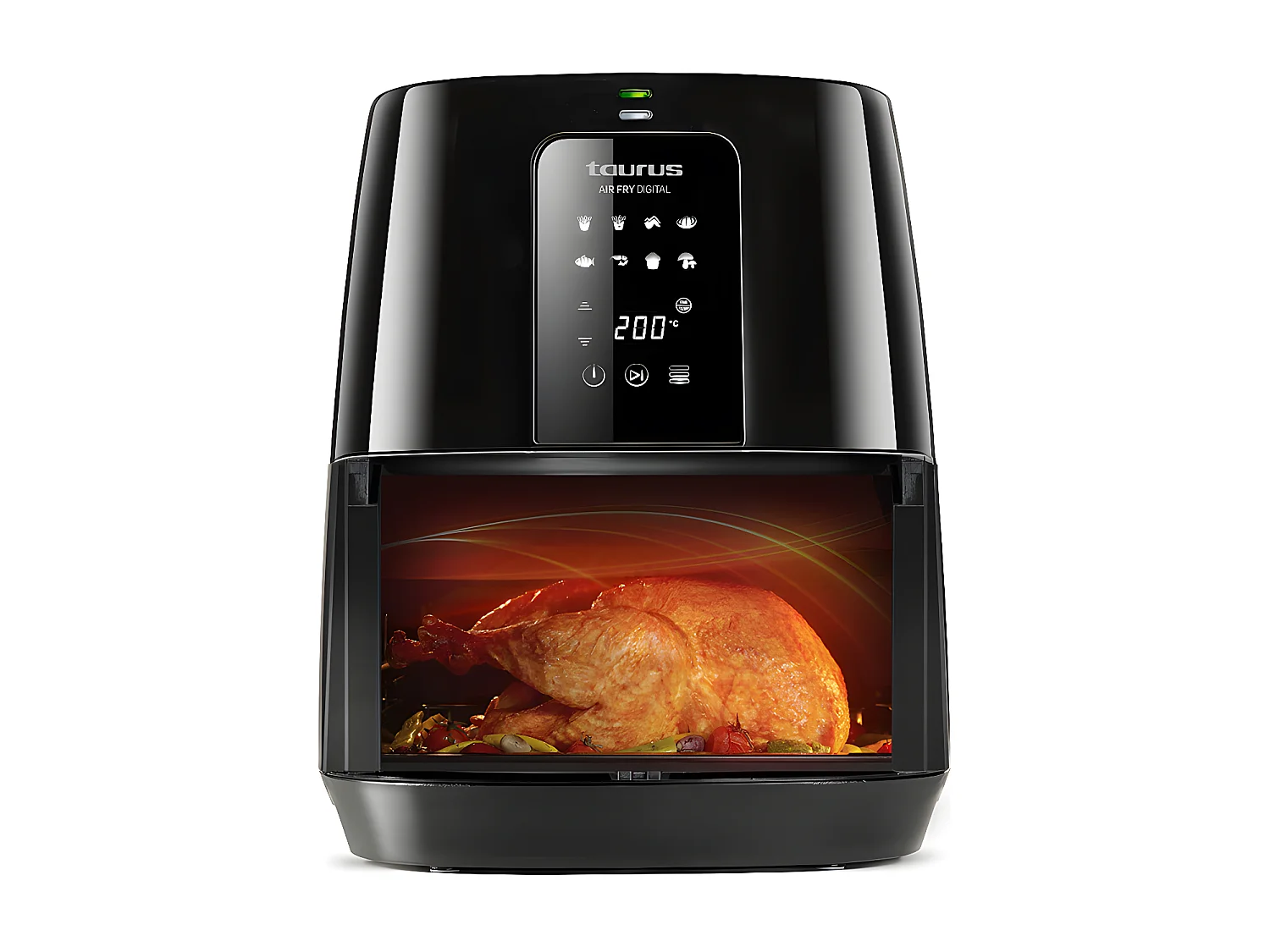 Taurus Friteuse sans huile digital 3.5l noir - air fry digital