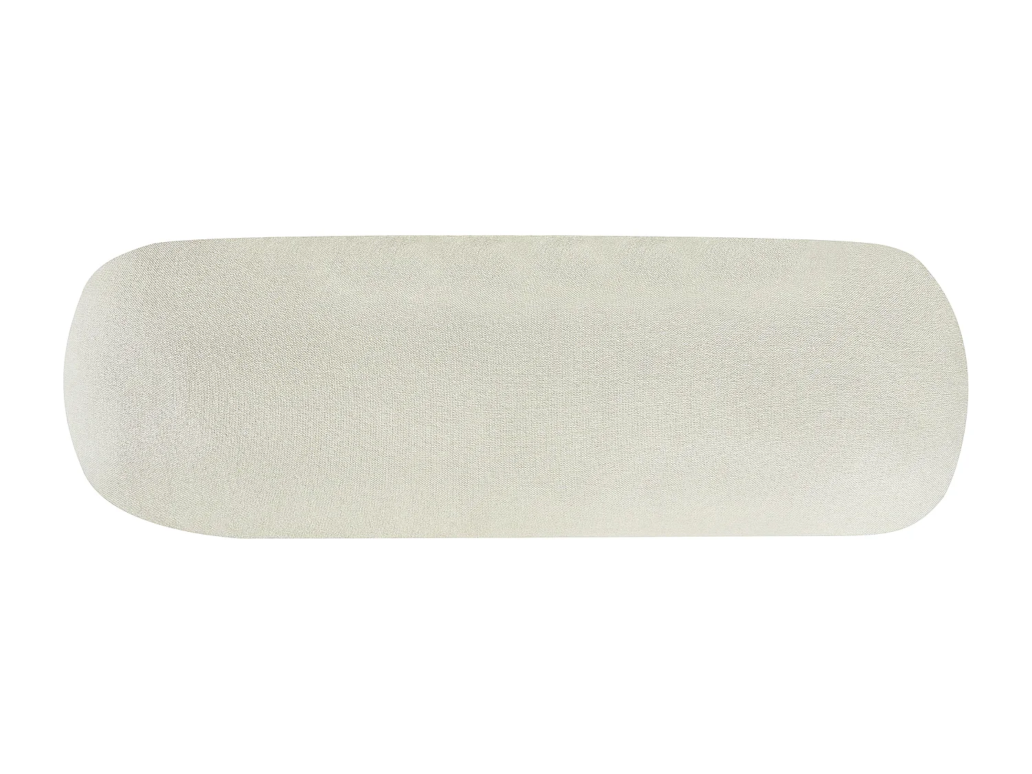 Canapé d'Angle à Droite en tissu Dossier Rembourré Blanc Cassé Simos