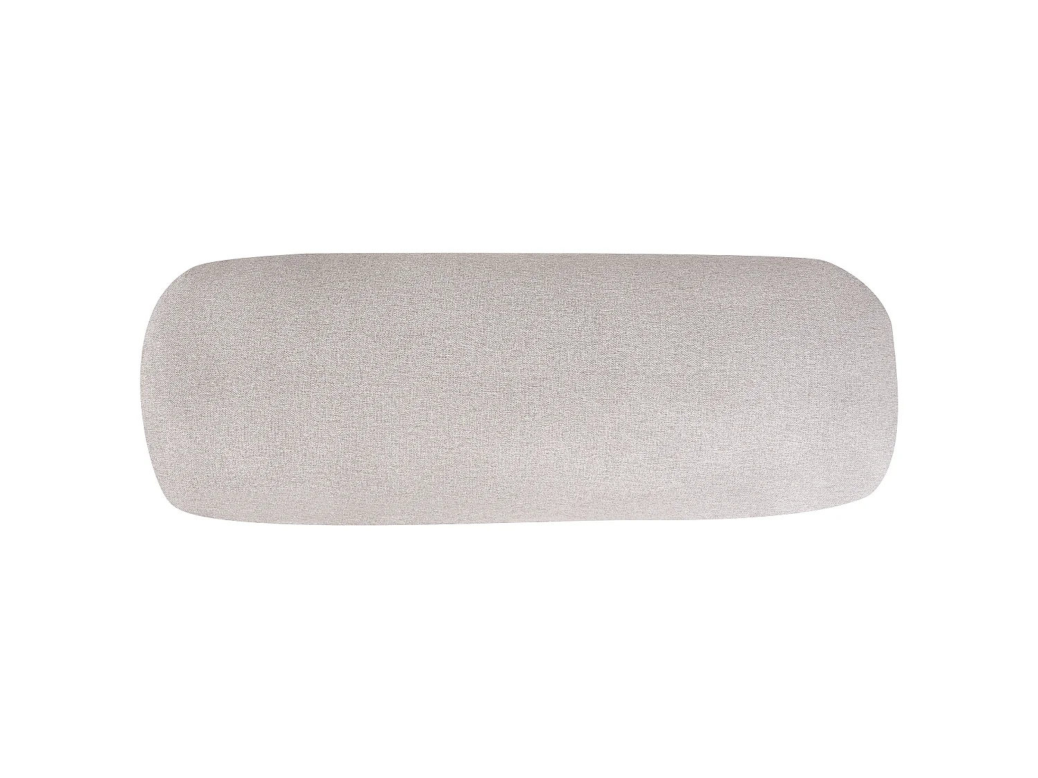 Canapé d'angle droit 3 places en coton gris clair SIMOS