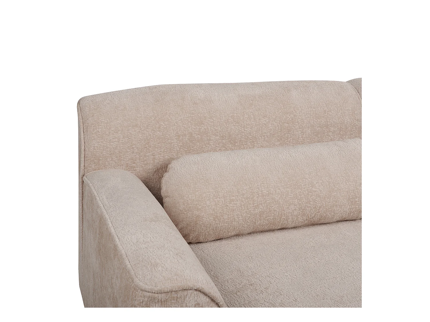 Narożnik SIMOS Szenil Beżowy dla 3 osób Prawostronny