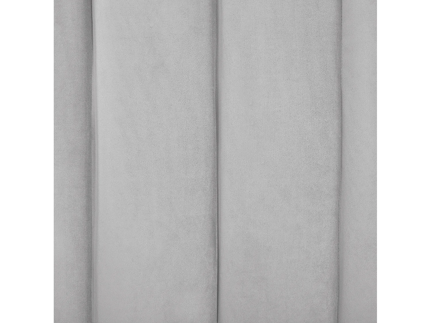 Lit avec sommier Velours AMBILLOU 160 x 200 cm Gris clair